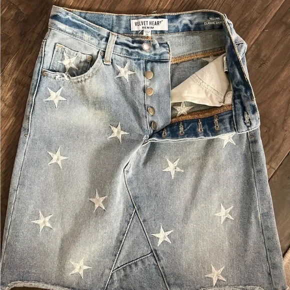 VELVET Heart Yelena Classic Fit Star Skirt vintage! - Picture 5 of 9